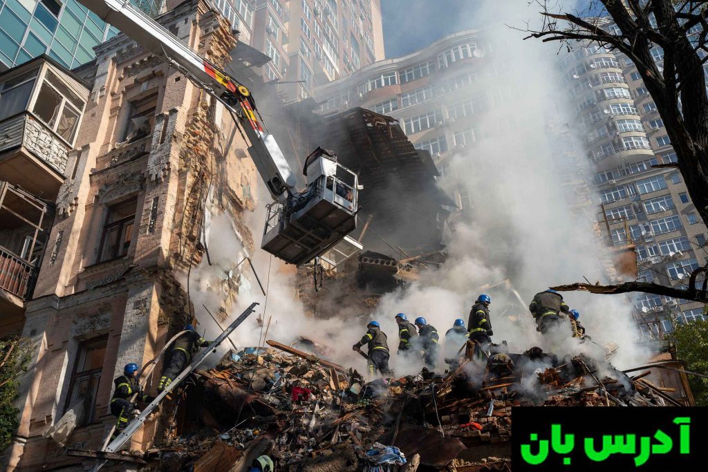 پیامد حمله روسیه با پهپادهای ایرانی به کیف در اکتبر 2022